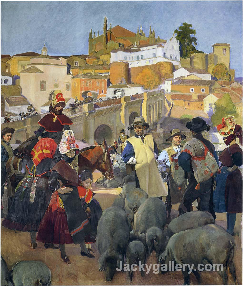 The Market by Joaquin Sorolla y Bastida paintings reproduction